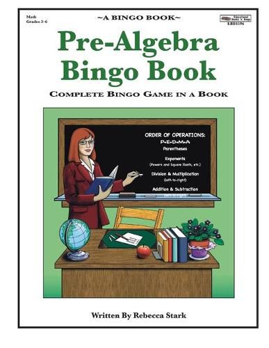 Cover image for Pre-Algebra Bingo Book: Complete Bingo Game In A Book