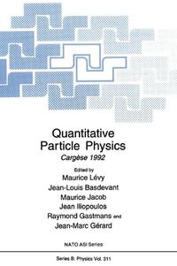 Cover image for Quantitative Particle Physics: Proceedings of a NATO ASI Held in Cargese, France, July 20-August 1, 1992