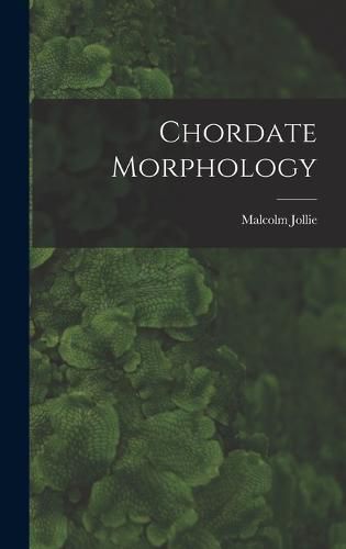 Cover image for Chordate Morphology