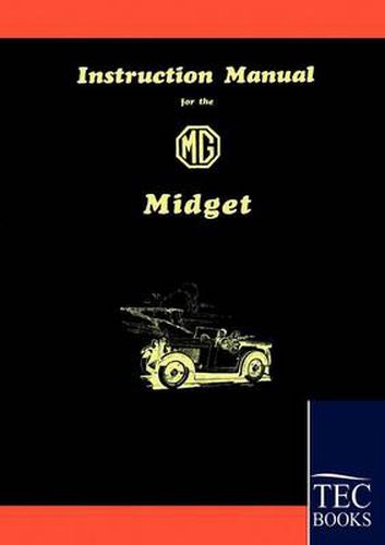 Cover image for Instruction Manual for the MG Midget