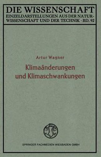 Cover image for Klimaanderungen Und Klimaschwankungen