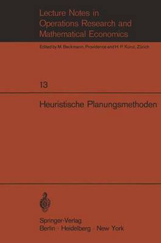 Heuristische Planungsmethoden