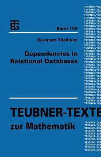 Cover image for Dependencies in Relational Databases