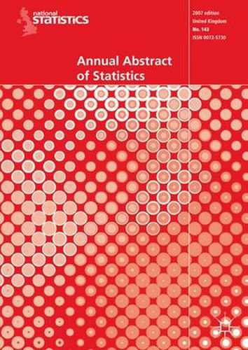 Cover image for Annual Abstract of Statistics 2007