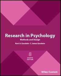 Cover image for Research in Psychology Methods and Design 8e