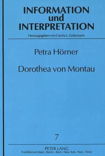 Cover image for Dorothea Von Montau: Ueberlieferung - Interpretation. Dorothea Und Die Osteuropaeische Mystik