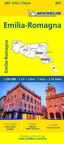 Cover image for Emilia Romagna - Michelin Local Map 357