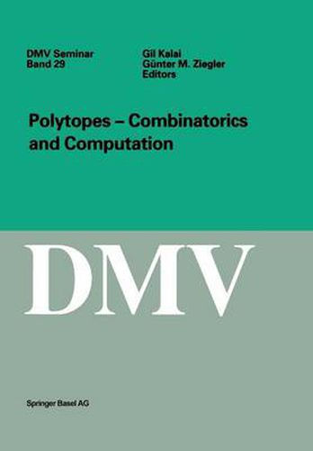 Cover image for Polytopes - Combinations and Computation