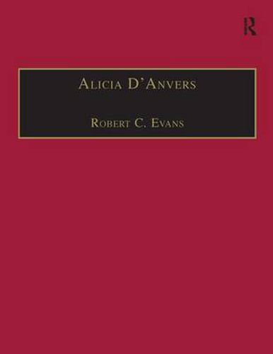 Cover image for Alicia D'Anvers: Printed Writings, 1641-1700: Part 2