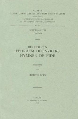 Des Heiligen Ephraem Des Syrers Hymnen De Fide: V.