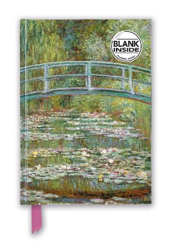 Cover image for Foiled Blank Journal #6: Claude Monet, Bridge Over A Pond For Water Lilies