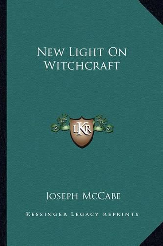Cover image for New Light on Witchcraft