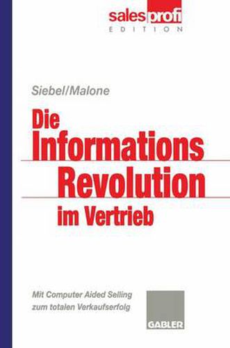 Cover image for Die Informationsrevolution im Vertrieb