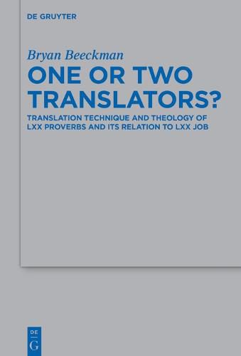 Cover image for One or Two Translators?