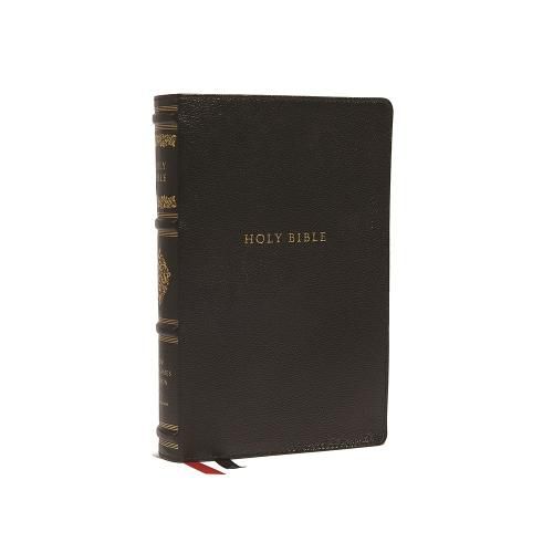 NKJV, Personal Size Reference Bible, Sovereign Collection, Genuine Leather, Black, Red Letter, Thumb Indexed, Comfort Print: Holy Bible, New King James Version