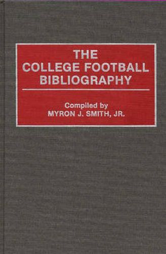 Cover image for The College Football Bibliography