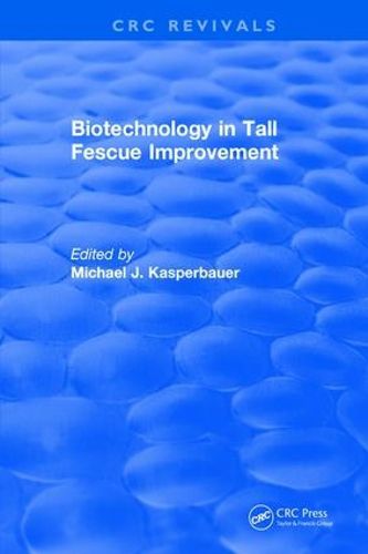 Cover image for Biotechnology in Tall Fescue Improvement