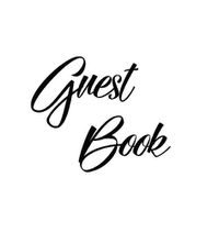 Cover image for Black and White Guest Book, Weddings, Anniversary, Party's, Special Occasions, Memories, Christening, Baptism, Visitors Book, Guests Comments, Vacation Home Guest Book, Beach House Guest Book, Comments Book, Wake, Funeral and Visitor Book (Hardback)