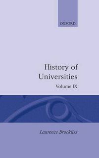 Cover image for History of Universities