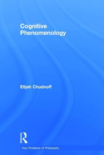 Cover image for Cognitive Phenomenology