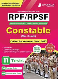 Cover image for RPF/RPSF Constable Recruitment Exam Book 2023 (Railway Protection Force) - 10 Practice Tests (1200+ Solved Questions) with Free Access to Online Tests