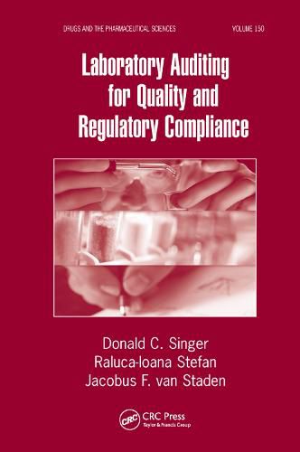 Cover image for Laboratory Auditing for Quality and Regulatory Compliance