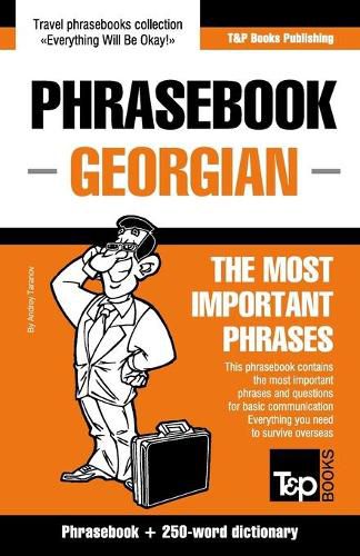 Cover image for English-Georgian phrasebook and 250-word mini dictionary