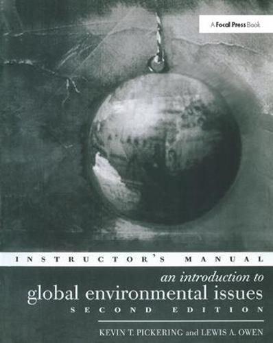 Cover image for An Introduction to Global Environmental Issues Instructors Manual