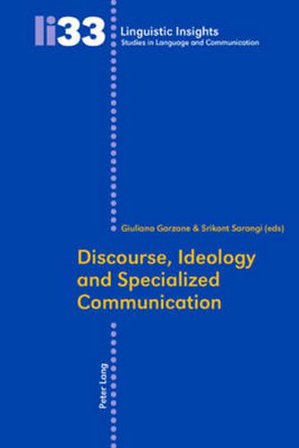 Cover image for Discourse, Ideology and Specialized Communication