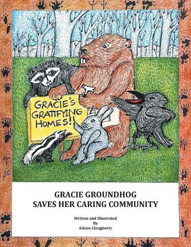 Cover image for Gracie Groundhog Saves Her Caring Community