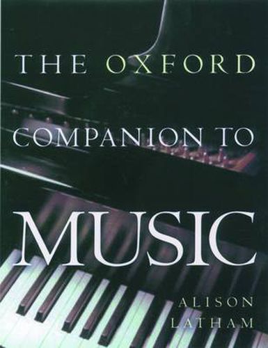 Cover image for The Oxford Companion to Music