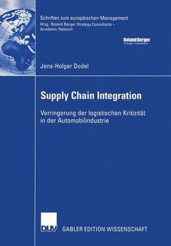 Cover image for Supply Chain Integration