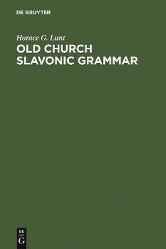 Cover image for Old Church Slavonic Grammar