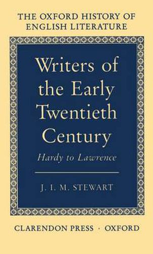 Cover image for Writers of the Early Twentieth Century: Hardy to Lawrence