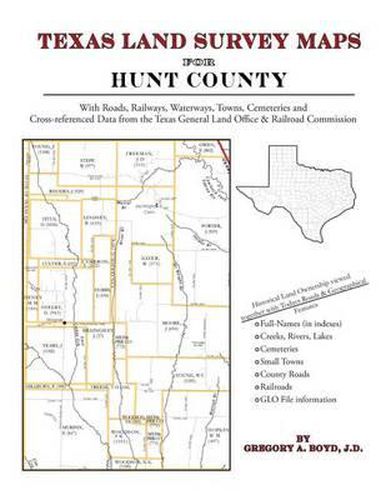 Texas Land Survey Maps for Hunt County