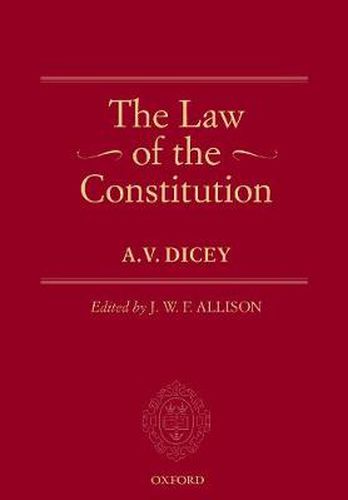 Cover image for The Law of the Constitution