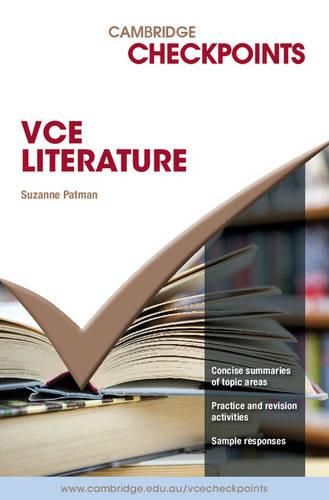 Cover image for Cambridge Checkpoints VCE Literature 2006-15