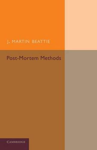 Cover image for Post-Mortem Methods