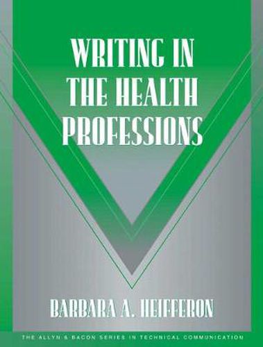 Cover image for Writing in the Health Professions