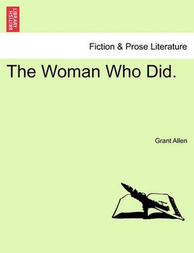 Cover image for The Woman Who Did.