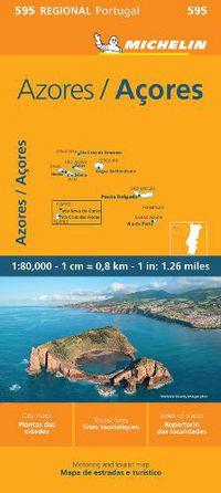 Cover image for Azores - Michelin Regional Map 595
