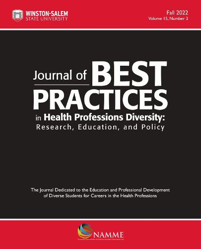 Cover image for Journal of Best Practices in Health Professions Diversity, Fall 2022