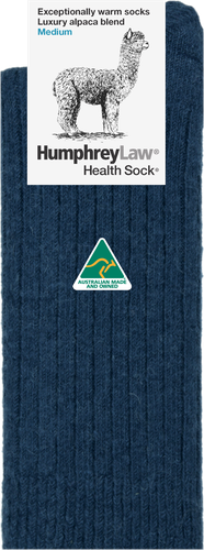 Cover image for Health Sock Alpaca: Denim (Medium)