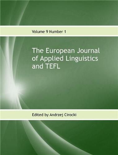 Cover image for The European Journal of Applied Linguistics and TEFL