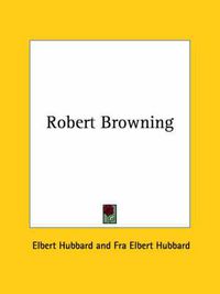 Cover image for Robert Browning