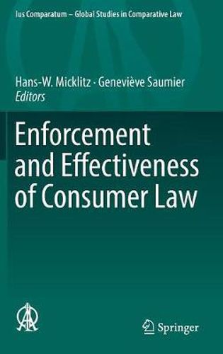 Cover image for Enforcement and Effectiveness of Consumer Law