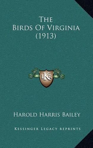 Cover image for The Birds of Virginia (1913)