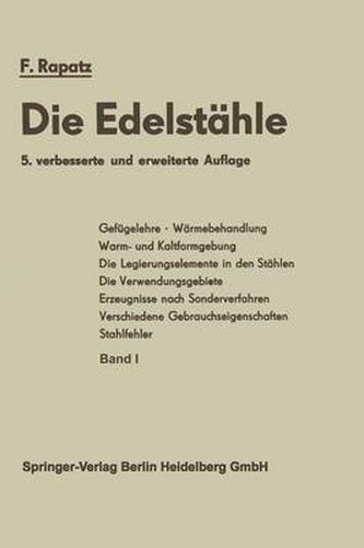 Cover image for Die Edelstahle