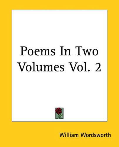 Poems In Two Volumes Vol. 2