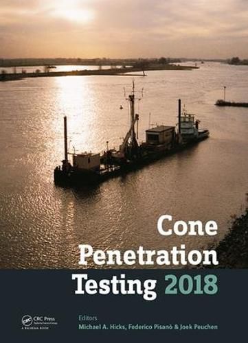 Cover image for Cone Penetration Testing 2018: Proceedings of the 4th International Symposium on Cone Penetration Testing (CPT'18), 21-22 June, 2018, Delft, The Netherlands